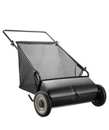 VEVOR Push Lawn Sweeper, 26 Inch Leaf &amp; Grass Collector, Strong Rubber W... - $242.36 CAD