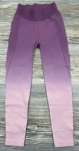 All In Motion Capri/Cropped Leggings Small Compression Ombre Purple/Pink - $17.82