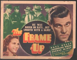 Frame-Up 11&quot;x14&quot; Lobby Card Paul Kelly Jacqueline Wells George McKay - £36.25 GBP