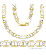 6.3mm Mariner Pave Link Chain Necklace in 14k Yellow Gold-Plated Sterlin... - $1,626.54 MXN+ 6.3mm Mariner Pave Link Chain Necklace in 14k Yellow Gold-Plated Sterlin... - $1,626.54 MXN+