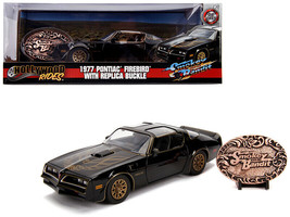 1977 Pontiac Firebird Trans Am Black with Replica Buckle &quot;Smokey and the Band... - £40.04 GBP