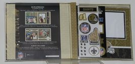 C R Gibson Tapestry N878556M NFL New Orleans Saints Scrapbook image 3