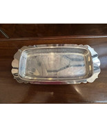 Vintage WM. Rogers Silverplate Cranberry Plate - $26.83 CAD