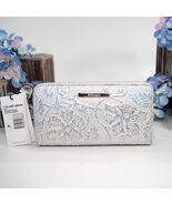 Brahmin Chrome Iridescent Estonia Leather Suri Zip Around Wallet NWT - $247.01