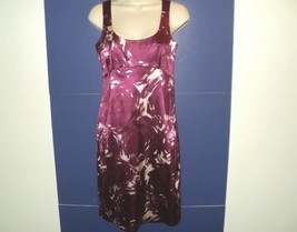 Theory Dress 2 X Small Fuchsia Watercolor Sheath Pinwheel Sleeveless Abo... - £16.08 GBP