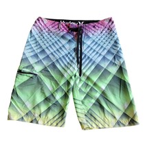 Hurley Phantom Colorful Print Men’s Surfing Baggies Size 30” Waist Boardshorts - £11.80 GBP