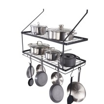 VEVOR Pot Rack Wall Mounted, 30 inch Pot and Pan Hanging Rack, Pot and Pan Hange - $1,887.71 MXN