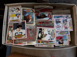 20LL13 Assorted Sports Trading Cards, Football &amp; Baseball, Over 7 Pounds Net Wt! - £74.08 GBP