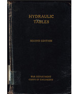 Hydraulic Tables Second Edition, War Department Corps of Engineers, 1944... - £15.44 GBP