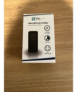 Mini HEPA USB-C Powered Air Purifier Ultra Portable 5.2&quot; tall 6.7 oz Bla... - $25.65 CAD