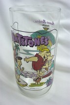 Vintage 1991 The Flintstones Bamm Bamm Barney 6&quot; Collector&#39;s Glass Cup 1990&#39;s - £15.48 GBP