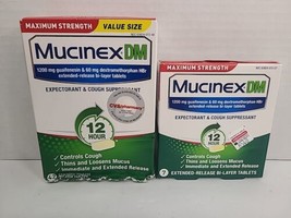 Mucinex DM Maximum Strength Cough Suppressant 49 Tablets  Exp 7/26 Free Shipping - £23.52 GBP
