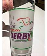 Vintage Kentucky Derby Churchill Downs Horse Races Glass 1992 5”  026-06 - $6.88