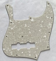 Guitar Parts Guitar Pickguard For Fender Geddy Lee Jazz Bass,Ivory white pearl - £8.23 GBP