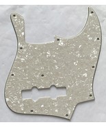 Guitar Parts Guitar Pickguard For Fender Geddy Lee Jazz Bass,Ivory white... - £8.20 GBP