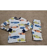 Carters size 10 boys 2 peice cars pajama set Snug Fit - £6.81 GBP