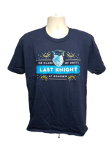 Geneseo State University Class of 2017 Last Knight Adult Large Blue TShirt - £12.05 GBP