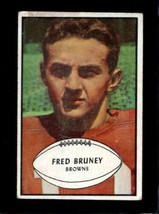 1953 Bowman #49 Fred Bruney Vg Sp 49ERS *SBA4938 - £15.48 GBP