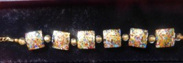 Arlecchino Murano bracelet NIB - £32.28 GBP