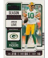 JORDAN LOVE 2023 PANINI CONTENDERS # 39 - $1.73