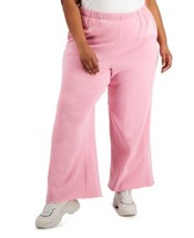 Grayson Threads Black Womens Trendy Plus Size Los Angeles Wide-Leg Pants,Pink,2X - £29.68 GBP