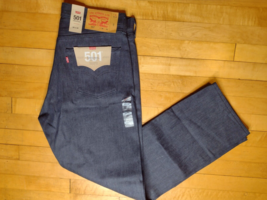 Levi&#39;s Men&#39;s 501 Original Shrink to Fit Jeans Midnight Crispy 36x32 - £35.58 GBP