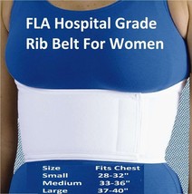 FLA Hospital Grade Rib Belt For Women (White) Universal (24-48&quot;) - €16,54 EUR