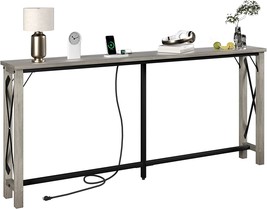 Idealhouse Sofa Tables Narrow Long, Extra Long Console Table With, Foyer - £103.88 GBP