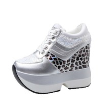 Latform shoes height increasing casual shoes 10 cm thick sole trainers breathable shoes thumb200