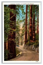 View on Redwood Highway California CA UNP WB Postcard Y9 - £3.11 GBP