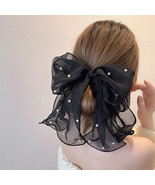 Big Lace White High-grade Hair Accessories Female Back Head Spring Clip ... - $26.05 CAD