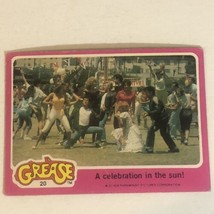 Grease Trading Card 1978 #20 John Travolta Olivia Newton John - £1.97 GBP