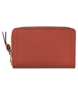 Longchamp Leather Compact Zip Around Wallet ~NWT~ MARMALADE - $212.85