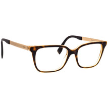 Fendi Eyeglasses FF 0077 DVO Dark Havana/Matte Gold Square Frame Italy 5... - £98.35 GBP