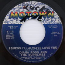 Diana Ross And The Supremes – In And Out Of Love/I Guess 45 rpm Vinyl 7&quot; Single - £22.45 GBP