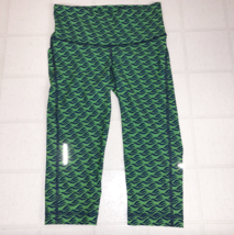 NWOT GRACED by GRIT Women&#39;s Land &amp; Sea Green Blue w/ Logo Fitness Pants XXS - $19.99