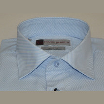 Men Franco Gilberto Shirt Twill Cotton Blend Spread Collar Turkey 5566-418 blue image 6