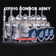 Gondor Dol Amroth Spearman Swan Knights The Lord of the Rings 6pcs Minifigures - £12.96 GBP