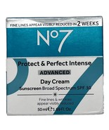 No7 Protect &amp; Perfect Intense Advanced Day SPF30 Cream 1.69oz - $365.87 MXN