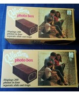 Lot of 2 Reflections Photo Storage Box KB35 4 slide out trays Vintage Km... - £21.18 GBP