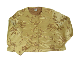 April Cornell Vintage Jacket S Silk Blend Floral Cornell Trading Co Oriental - £12.34 GBP