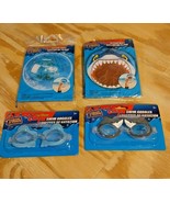 Splash N Swim 4 Pc Swim Pool Boys Shark Goggles, Beach Ball, Blue Goggle... - $6.99