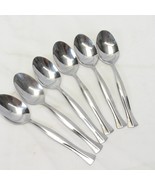 Oneida Prescott Teaspoons 6-1/2&quot; Stainless Lot of 6 - €9,99 EUR