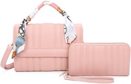 Pink Fashion Crossbody Bag &amp; Wallet Set - $55.99