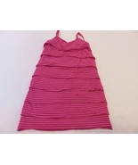 Hanna Andersson Wave Tier dress pink stripe size 130 8 EUC - $13.98
