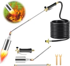 Propane Weed Torch,1,800,000 Btu Weed Burner Torch With 10Ft Hose,, Snow... - £50.33 GBP