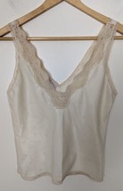 Vintage Lady Lynne Cream Lace Camisole Size Small S (#1) - $9.74