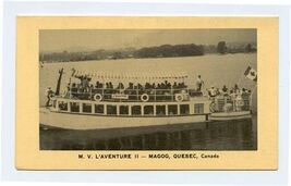 M V L'Aventure II Brochure Magog Quebec Lake Memphremagog - $15.84