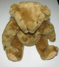 Vermont Teddy Bear Jointed Plush Teddy Bear Tan No.1 Stuffed Animal 16&quot; - £15.54 GBP