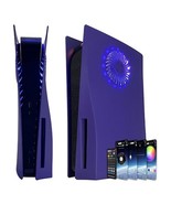 Faceplate for PS5 Slim Plates Cover w/ Cooling Vent RGB Light Strip Dust... - $44.54